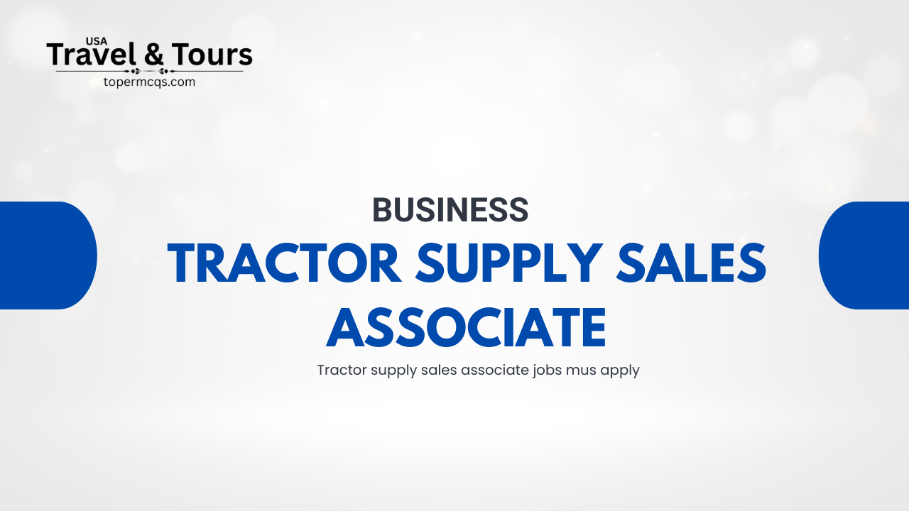 Tractor supply sales associate