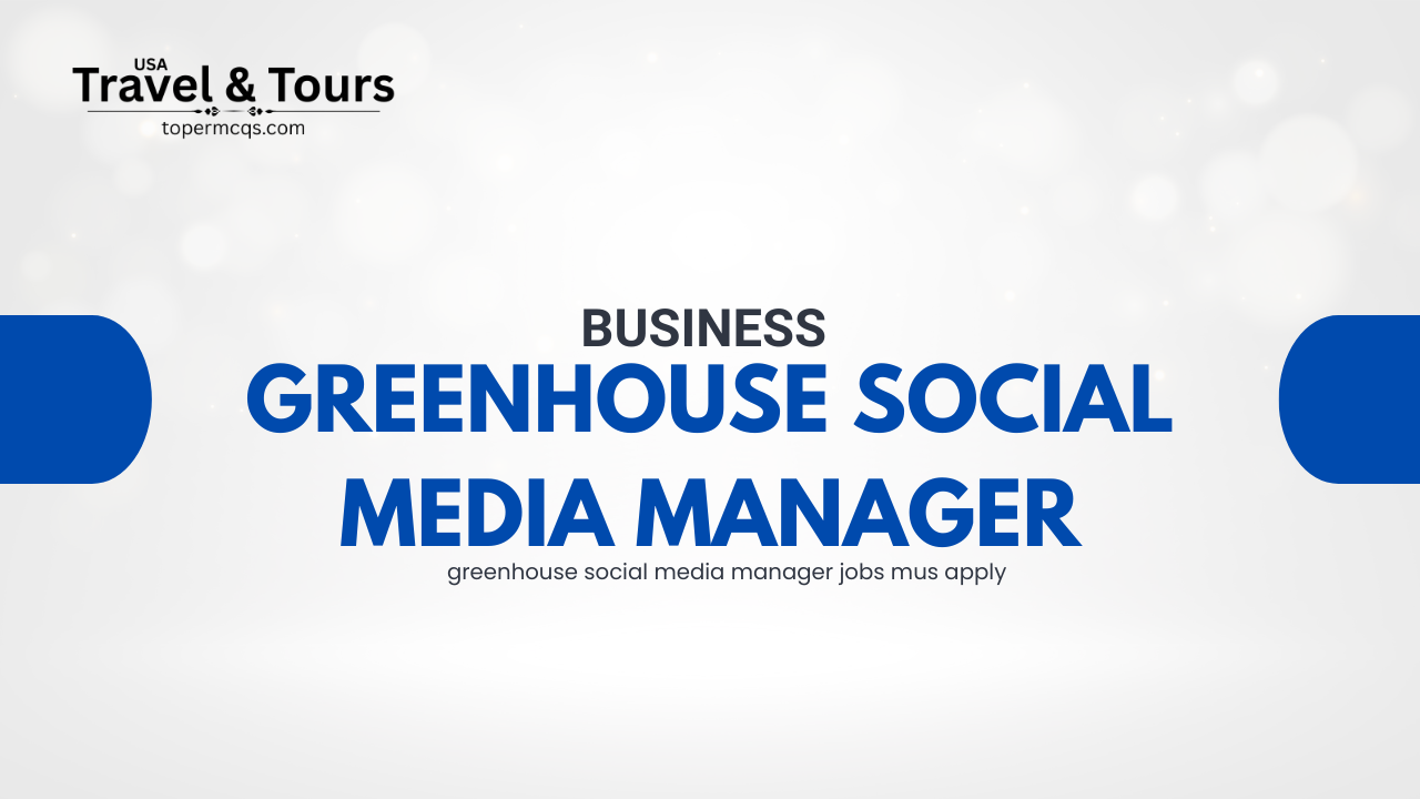 greenhouse social media manager