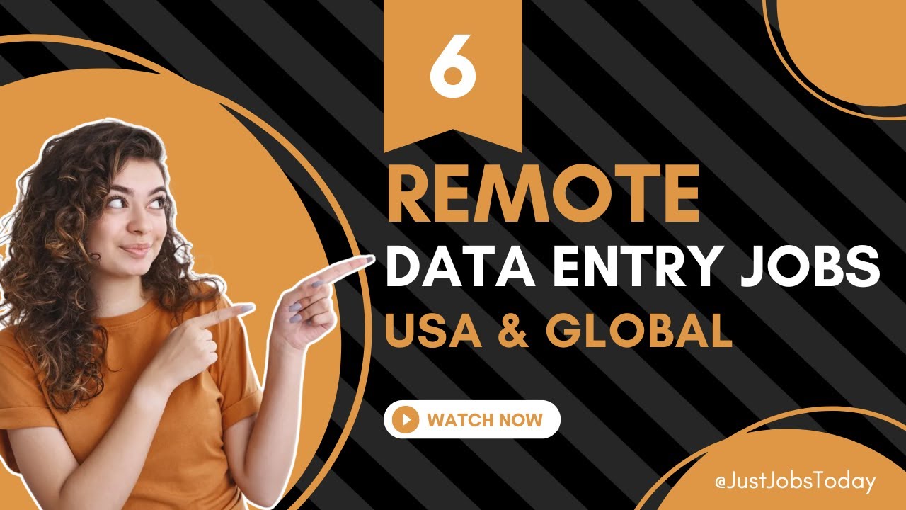 remote data entry jobs in the USA