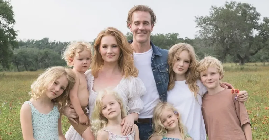 james van der beek family