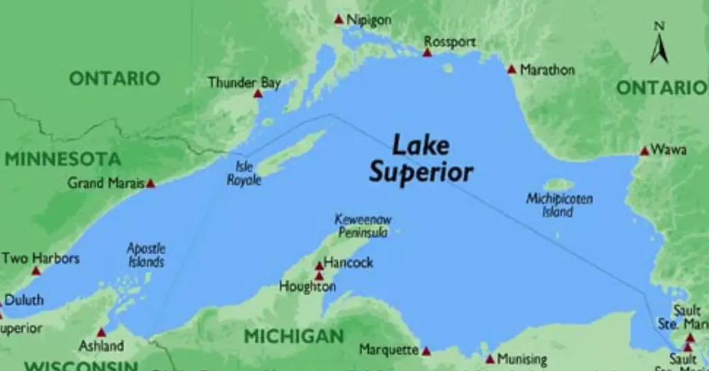 Lake Superior Map