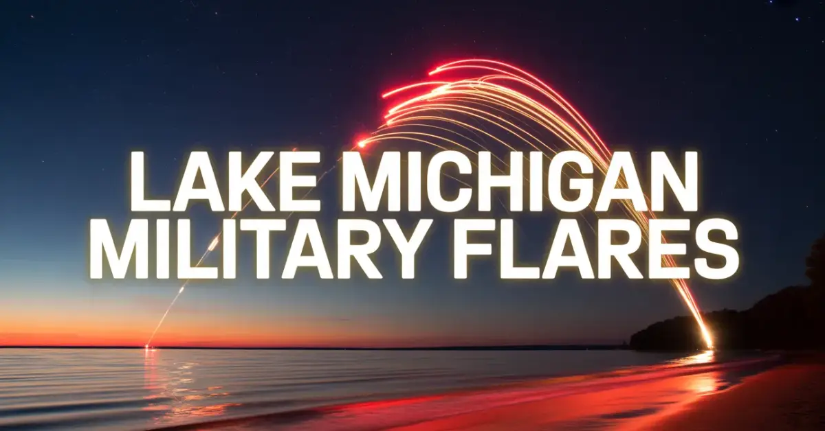 lake michigan military flares